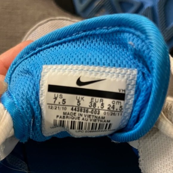 Nike  Women's Grey/Turquoise Running Shoes Size 7.5 - Picture 5 of 5